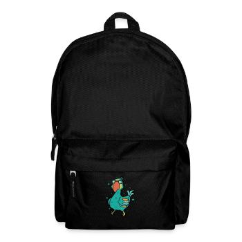 Dodo with a book bird from Mauritius - Backpack - black - Front
