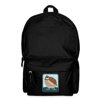Quail Quail Breeder | Quail Keeping Gift - Backpack - black - Front