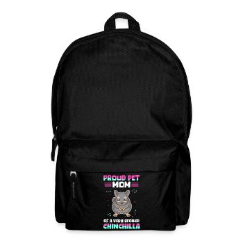 Chinchilla Mom Owner Chinchillas Gift - Backpack - black - Front