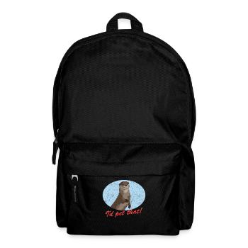 Loutre de mer Loutre Cadeau de loutre - Sac à dos - noir - Devant