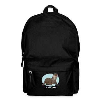 Loutre Loutre Cadeau Loutre de mer - Sac à dos - noir - Devant