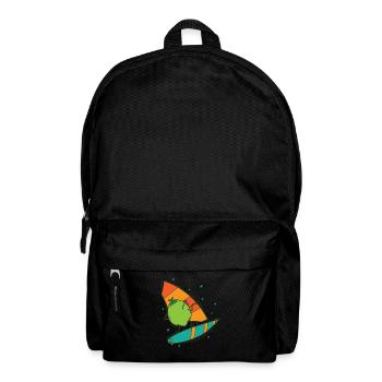 Coconut while windsurfing exotic fruit - Backpack - black - Front