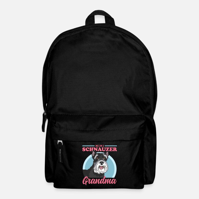 Zwergschnauzer Grandma Schnauzer Hunde Geschenk - Rucksack - Schwarz