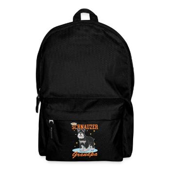 Zwergschnauzer Grandpa Schnauzer Hund Geschenk - Rucksack - Schwarz - Vorne