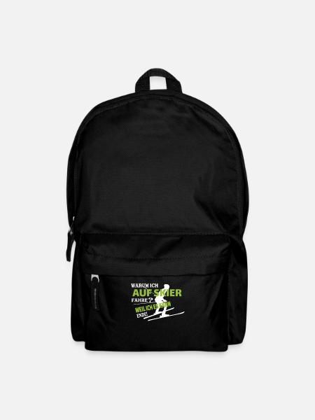 Skizubehör für Skifahrer - Rucksack - Schwarz