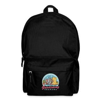 Jardin, Jardinier, Jardinage, Grand-mère, Cadeau - Sac à dos - noir - Devant
