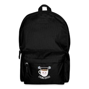 Coffee Fitness Caffeine Espresso Barista Gift - Backpack - black - Front