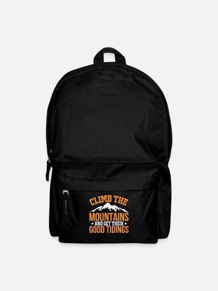 Climb the mountains - Backpack - black