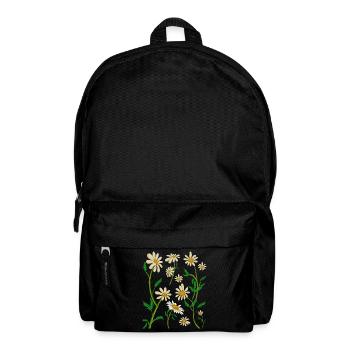 Garden Flowers Blossom Daisy Gift Botany - Backpack - black - Front