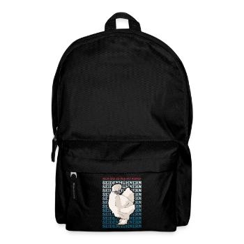 Seidenhuhn Seidenhühner Silkie Hühner Geschenk - Rucksack - Schwarz - Vorne