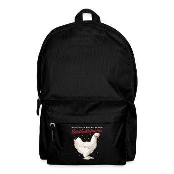 Seidenhuhn Seidenhühner | Silkie Hühner Geschenk - Rucksack - Schwarz - Vorne