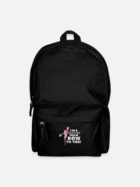Cheerleader Cheerleading Sport Gymnastics Gift - Sac à dos - noir
