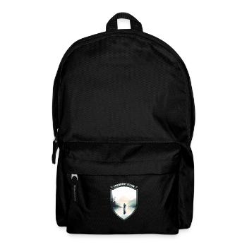 Black and White Fly Fishing Frequent Flyer An - Rucksack - Schwarz - Vorne