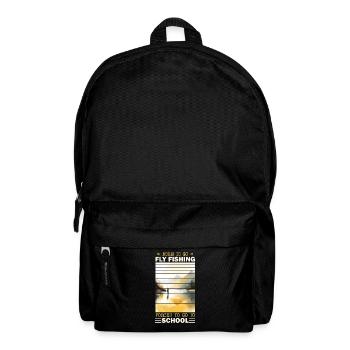 Born to go Fly Fishing: Retro Fly Fishing at - Rucksack - Schwarz - Vorne