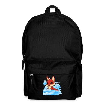 Forest Animal Lover Animal Lover Gift Cloud Fox - Backpack - black - Front