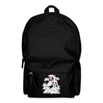 Cute Panda Bear Zoo Animal Gift Clouds Panda - Backpack - black - Front