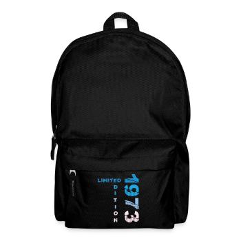 50e anniversaire homme femme 50 ans 1973 - Sac à dos - noir - Devant