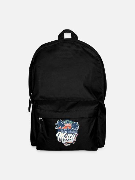 Maui Hawaii Surfen 70er Jahre Strand retro vintage - Rucksack - Schwarz