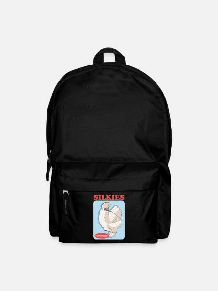 Seidenhühner Seidenhuhn Silkie Hühner Geschenk - Rucksack - Schwarz
