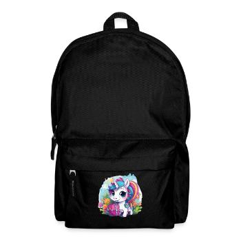 Licorne Schoolchild School Enrollment Girl Gift - Sac à dos - noir - Devant