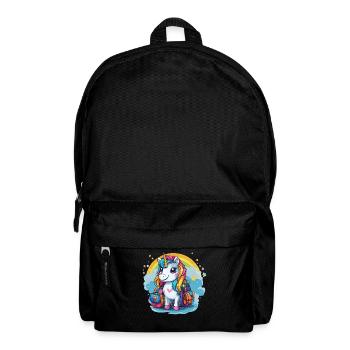 Licorne Schoolchild School Enrollment Girl Gift - Sac à dos - noir - Devant