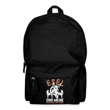 Esel sind meine spirituellen Tiere Lustiges Esel - Rucksack - Schwarz - Vorne