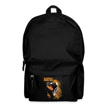 Basketball Fire Basketball Player Dunking Sport Retro - Backpack - black - Front