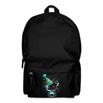 Panda du parti - Sac à dos - noir - Devant