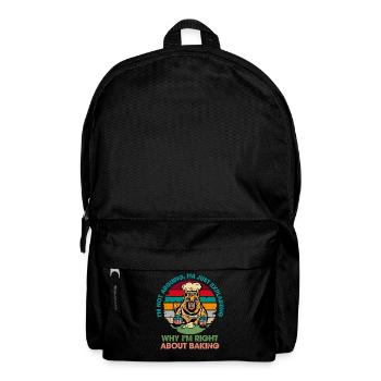 Juste expliquer pourquoi juste à propos de la cuisson - Sac à dos - noir - Devant