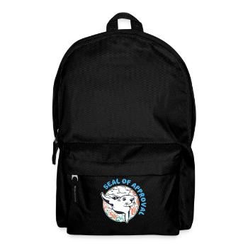 Seal Of Approval Funny - Backpack - black - Front