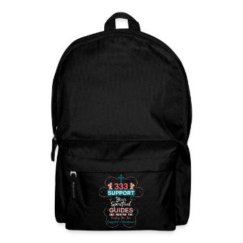 Engel Nummer 333 Unterstützung Spirituell - Rucksack - Schwarz - Vorne