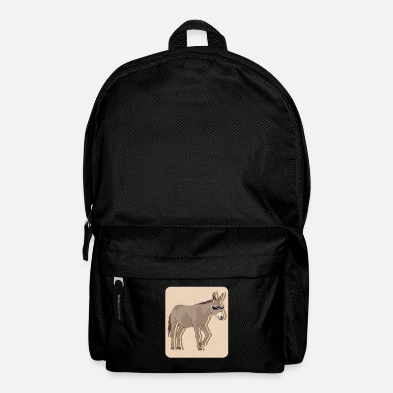 Âne propriétaire âne âne amoureux cadeau d’âne - Sac à dos - noir
