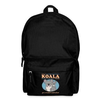 Koala Koala Ours | Koala Koala Bear Cadeau - Sac à dos - noir - Devant