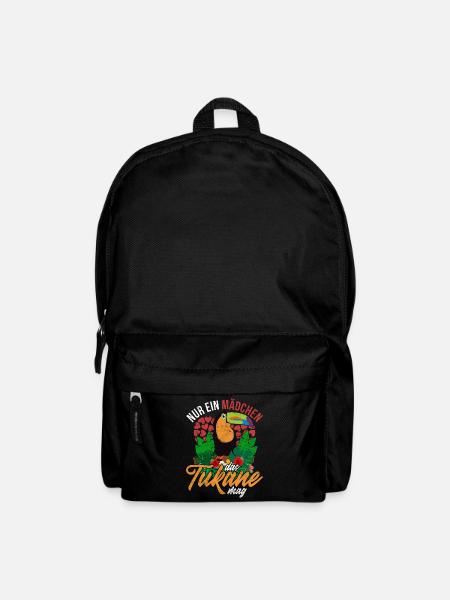 Nur ein Mädchen das Tukane mag Tropen Vogel Tukan - Rucksack - Schwarz