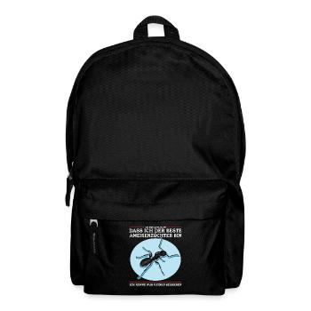 Ameisen Ameisenfarm Formicarium Ameise Geschenk - Rucksack - Schwarz - Vorne
