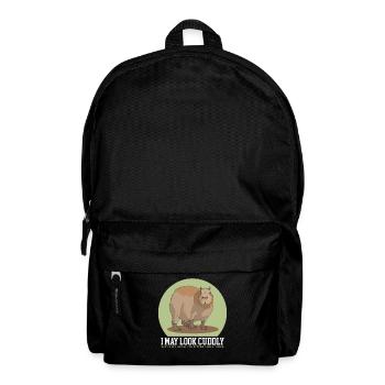 Capybara Capybaras Capybara Capybara Cadeau - Sac à dos - noir - Devant