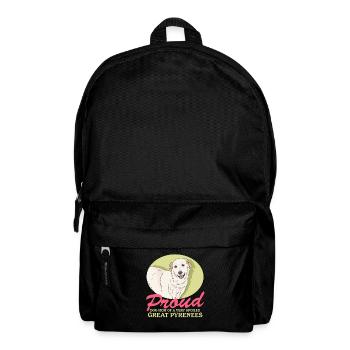 Chien de montagne des Pyrénées Maman Chiens Chien Chien Propriétaire Cadeau - Sac à dos - noir - Devant