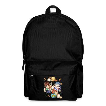Universe Dogs Gift Space Astronaut Poodle - Backpack - black - Front