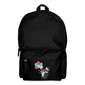 Waldbewohner Trash Panda Geschenk Ballon Waschbär - Rucksack - Schwarz - Vorne