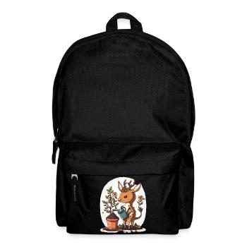 Green-Thumb Deer - Backpack - black - Front