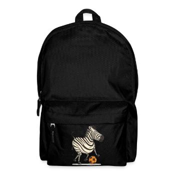 Zebra Soccer Star - Sac à dos - noir - Devant