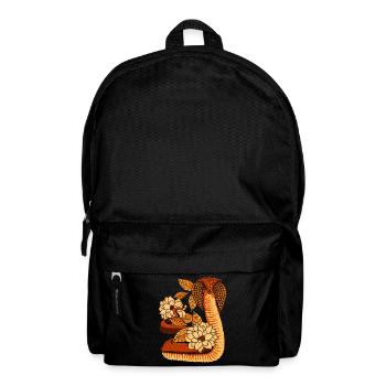 Predator Snake Vintage Fleurs Cadeau Cobra - Sac à dos - noir - Devant