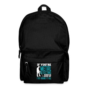 Funny Probing Metal Detector Detector - Backpack - black - Front