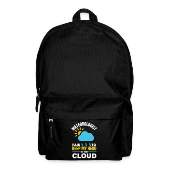 Meteorologist Meteorology Storm Chaser Gift - Backpack - black - Front