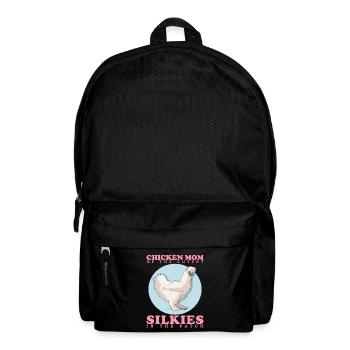 Silk Chicken Mom Silkie Chicken Silk Chickens Cadeau - Sac à dos - noir - Devant