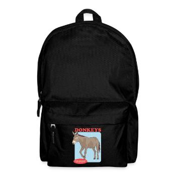 Esel Eselbesitzer Eselchen Eselliebhaber Geschenk - Rucksack - Schwarz - Vorne