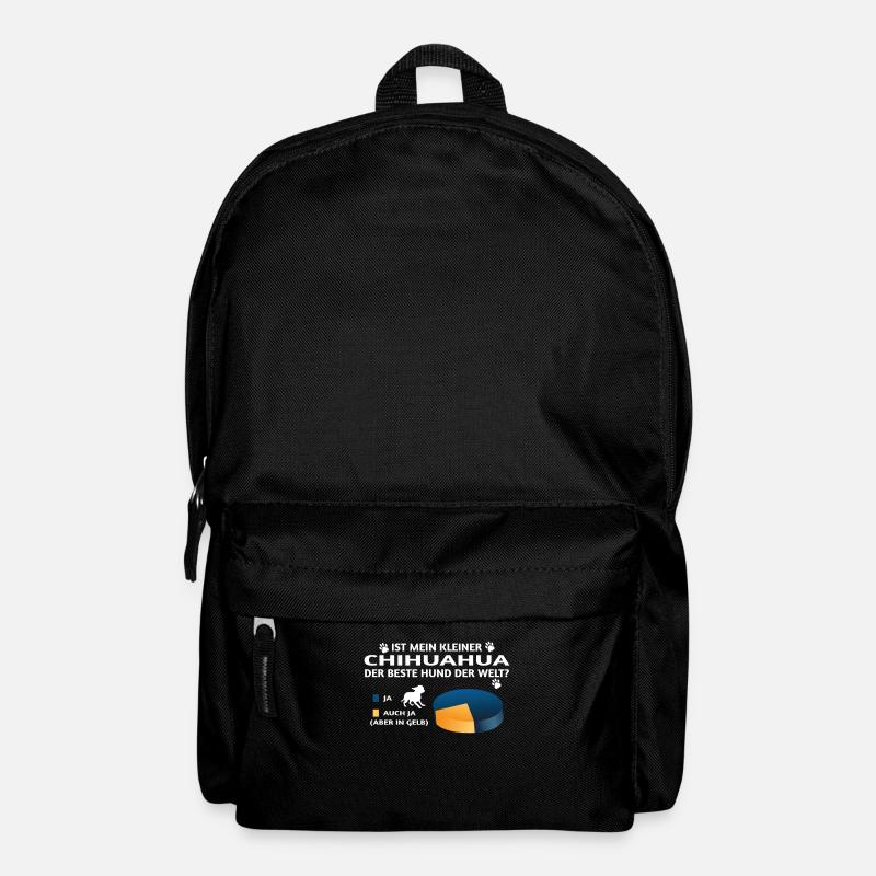 Hund Chihuahua Hundebesitzer Gechenkidee - Rucksack - Schwarz