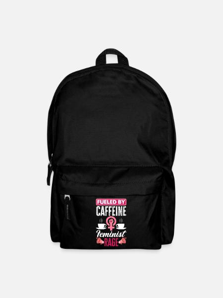 Feminismus Feministin - Rucksack - Schwarz