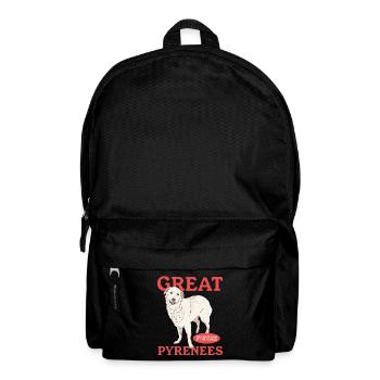 Chien de montagne des Pyrénées Chien de Montagne Chien Cadeau Propriétaire - Sac à dos - noir - Devant