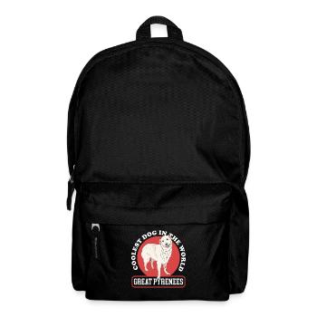 Chien de montagne pyrénéen Chien de montagne Propriétaire Chien Cadeau - Sac à dos - noir - Devant